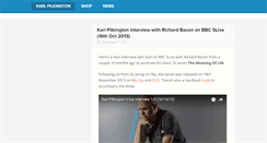Desktop Screenshot of karl-pilkington.com